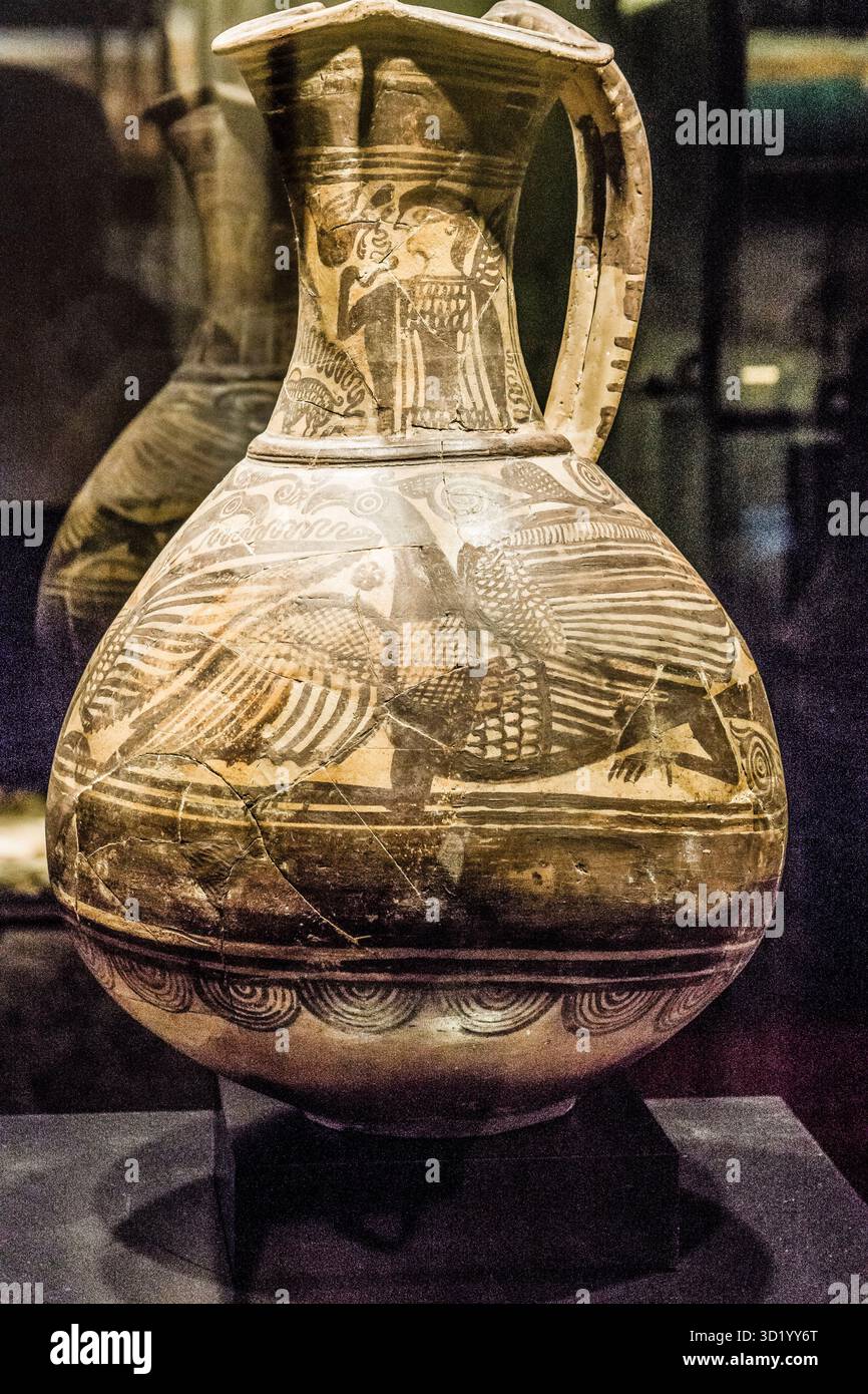 Enocoe, museo d'arte iberica, archeologico e storico di Elche Alejandro Ramos Folqués, Elche, Alicante, Spagna Foto Stock