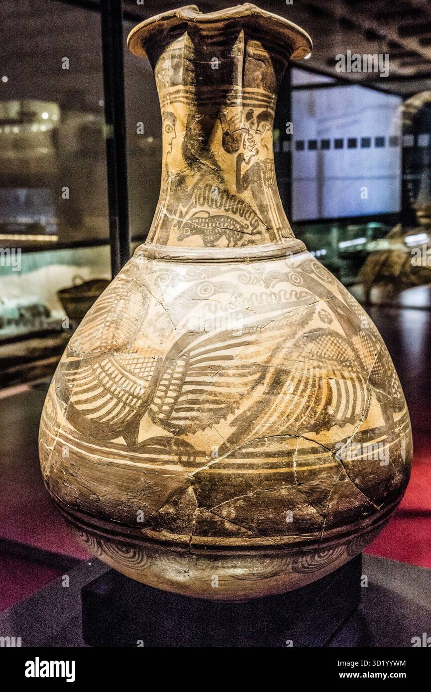 Enocoe, museo d'arte iberica, archeologico e storico di Elche Alejandro Ramos Folqués, Elche, Alicante, Spagna Foto Stock