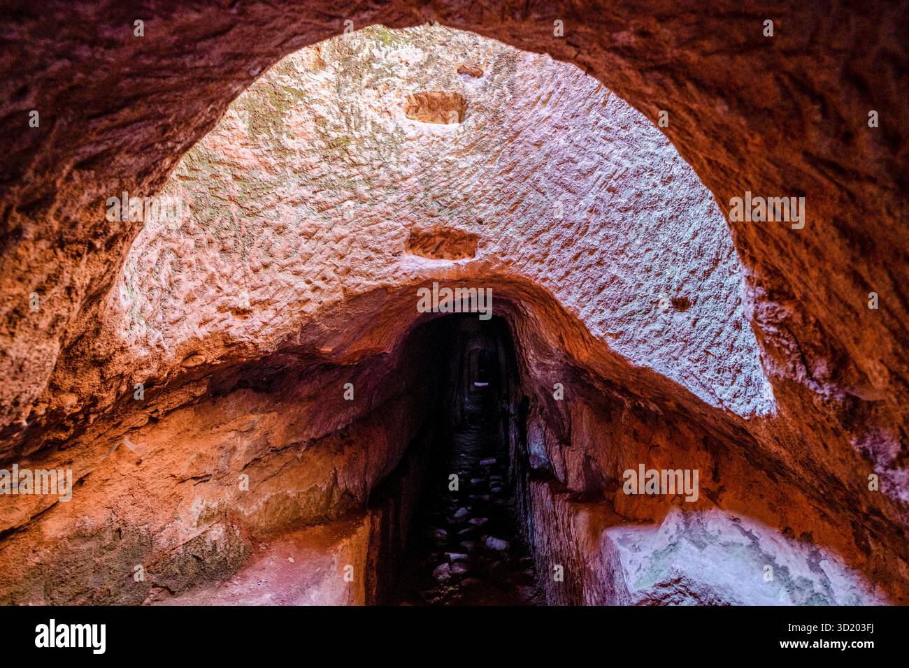 Impianto idraulico di alimentazione dell'acqua romano Foto Stock