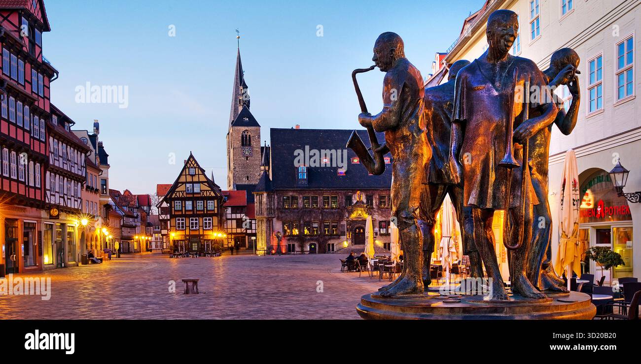HZ Quedlinburg Marketplace 02.tif Foto Stock
