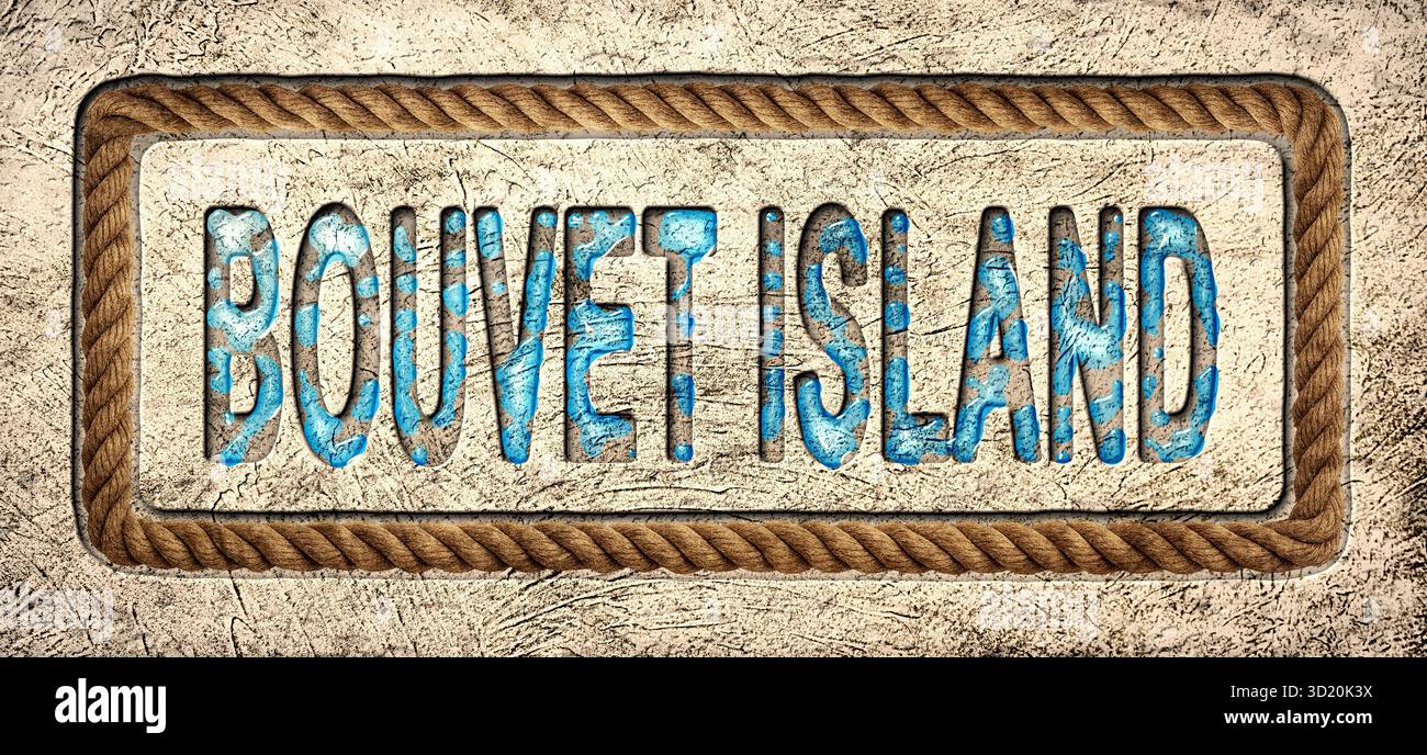 Bouvet Island Yachting e Nautical Vibes Foto Stock