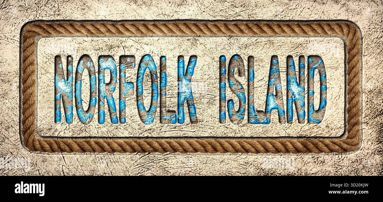 Norfolk Island Yachting e Nautical Vibes Foto Stock