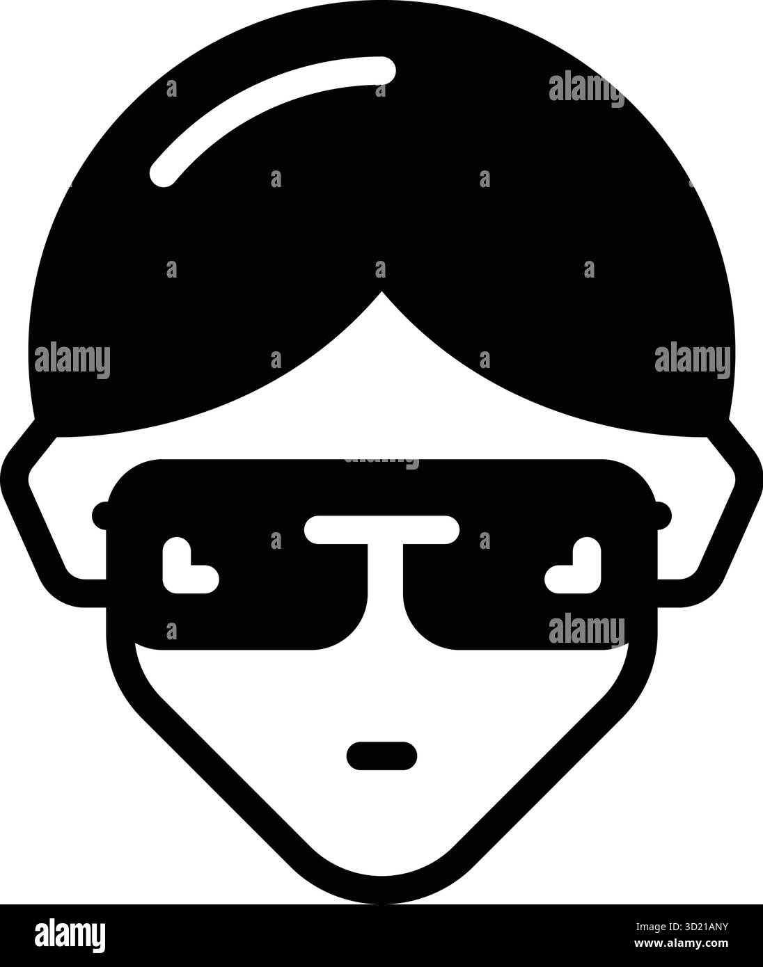 Icona per la sicurezza degli occhi, degli occhi Illustrazione Vettoriale