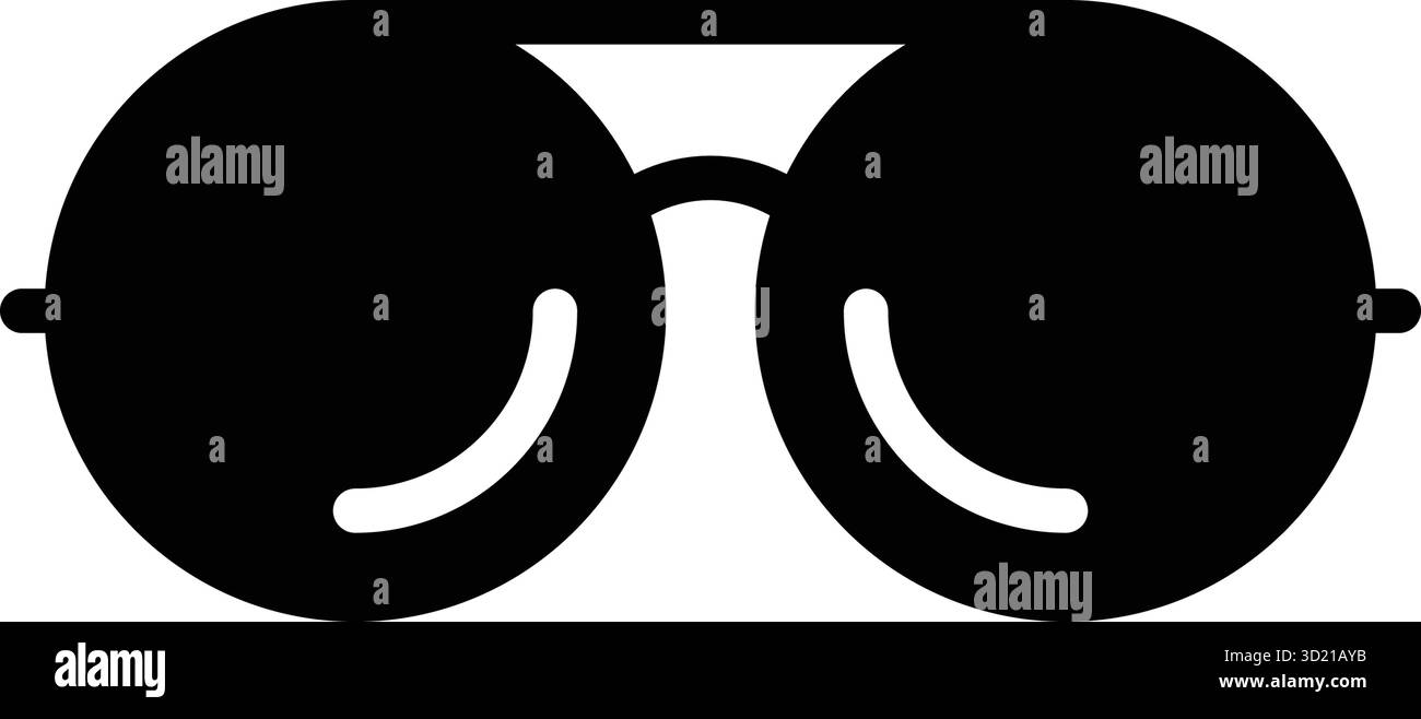 Icona per occhiali da vista, occhiali da vista Illustrazione Vettoriale