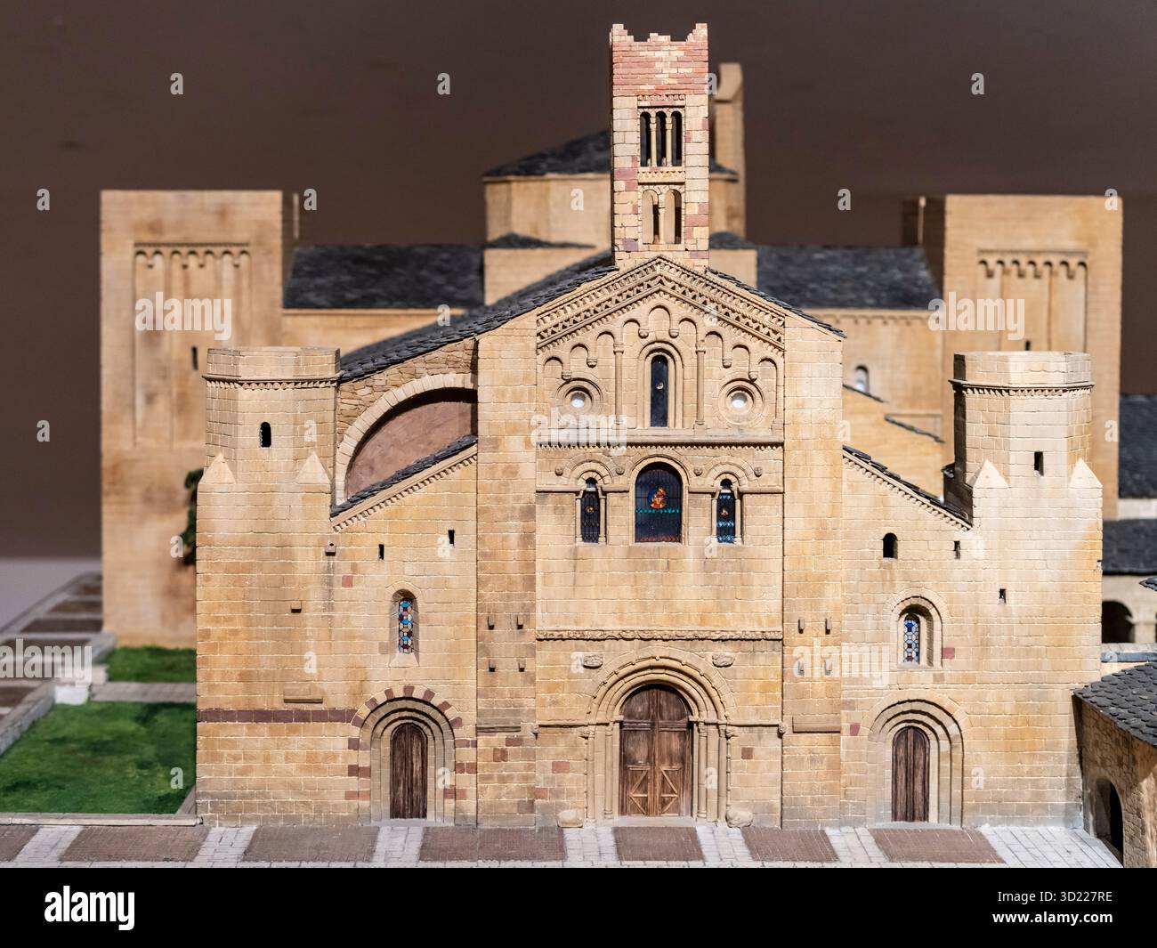 Cattedrale di la Seu d'Urgell, Collezione di modelli di arte romanica ad Andorra, Centro d'Arte Escaldes-Engordany (CAEE), Princip Foto Stock
