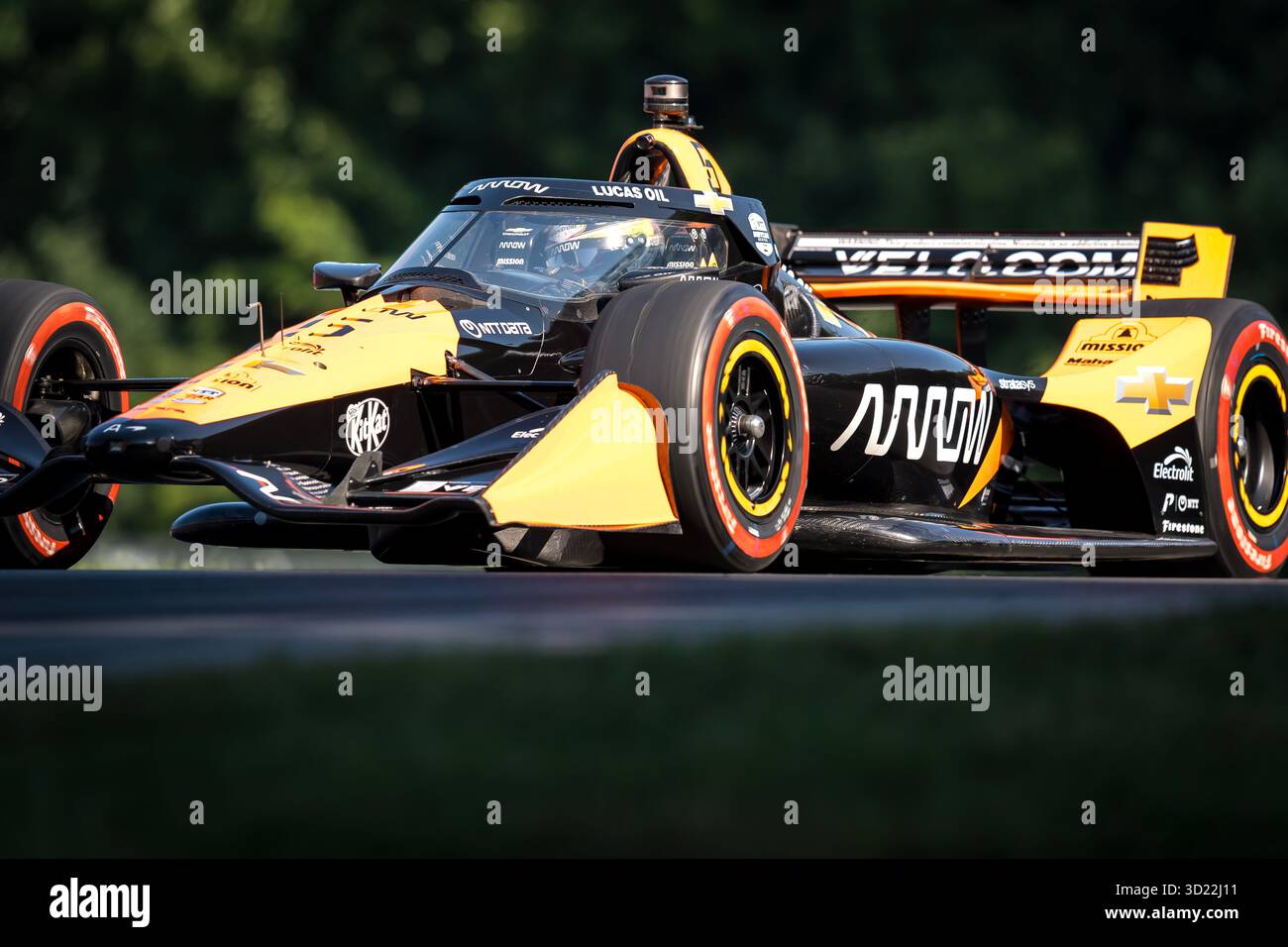 NTT INDYCAR SERIE 2025: Honda Indy 200 Pato Oward Foto Stock