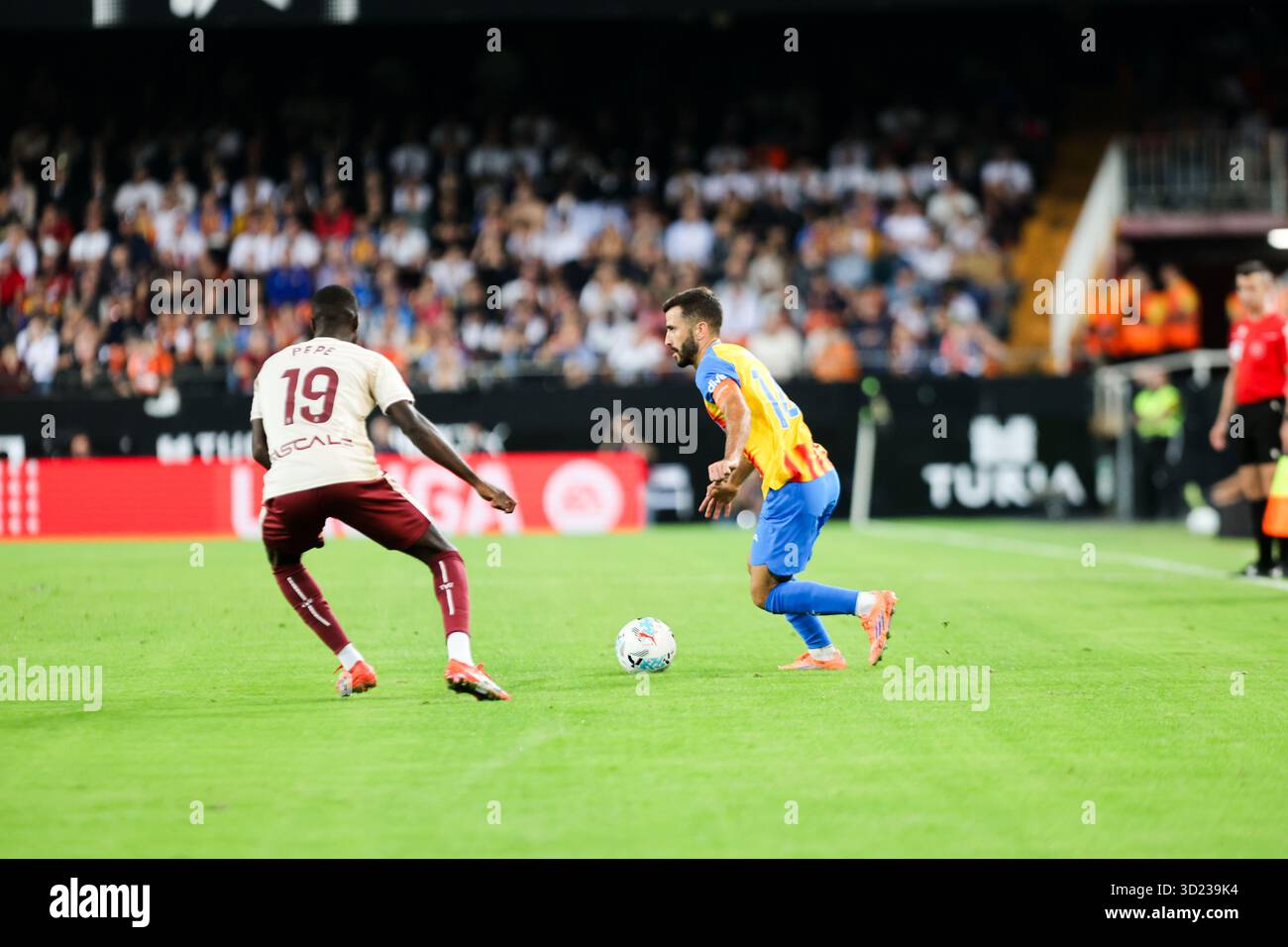 GAYA DI VALENCIA CF Foto Stock