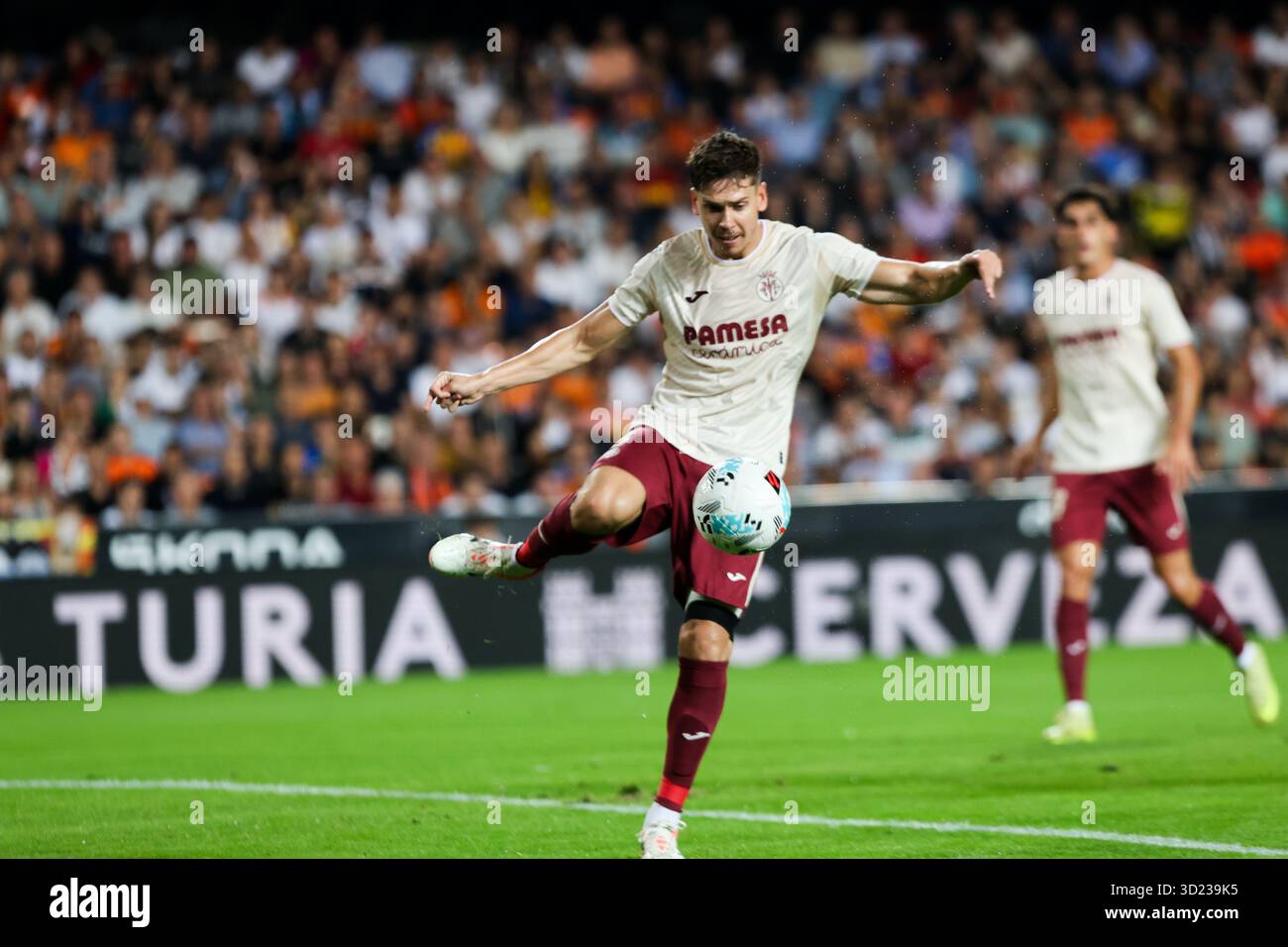 ILLIAS AKHOMACH DI VILLARREAL CF Foto Stock