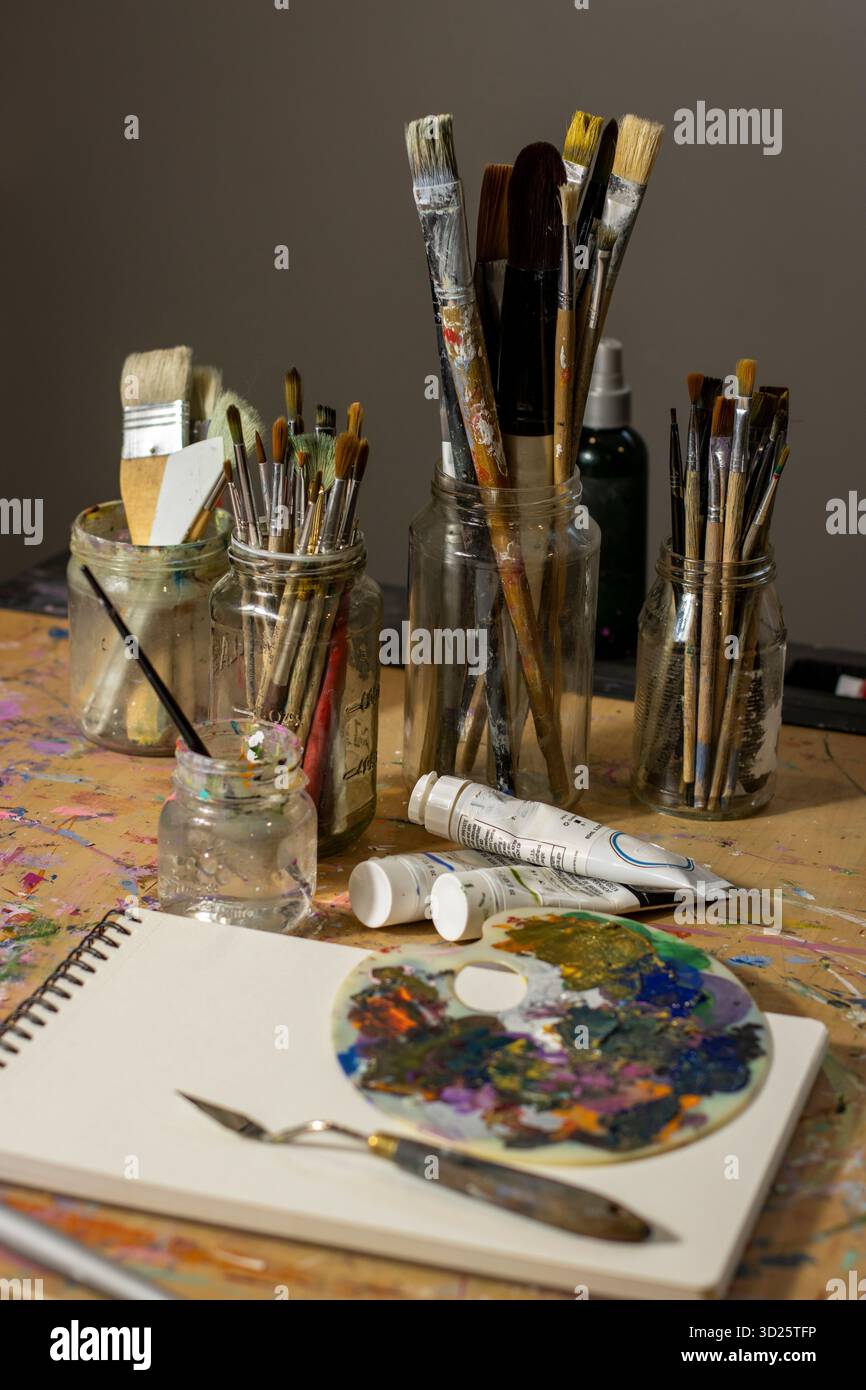Set Di 2 Tavolozze Per Pittura A Forma Di Prugna Con 7 Pozzetti - Palette Per Acquerello, Olio, Acrilico - 4