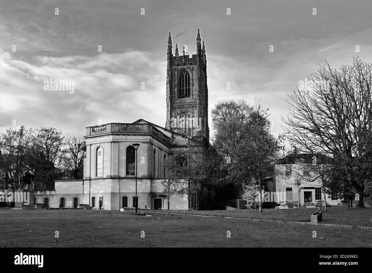 Derby Cathedral Church of All Saints, Cathedral Quarter, Derby City, Derbyshire, Inghilterra, REGNO UNITO Foto Stock