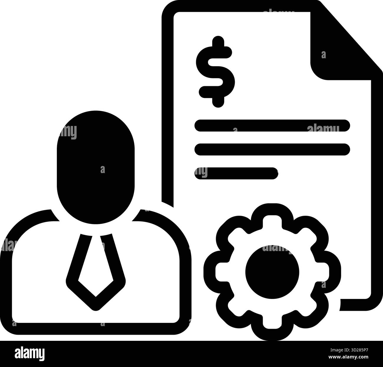 Icona per servizi account, account Illustrazione Vettoriale