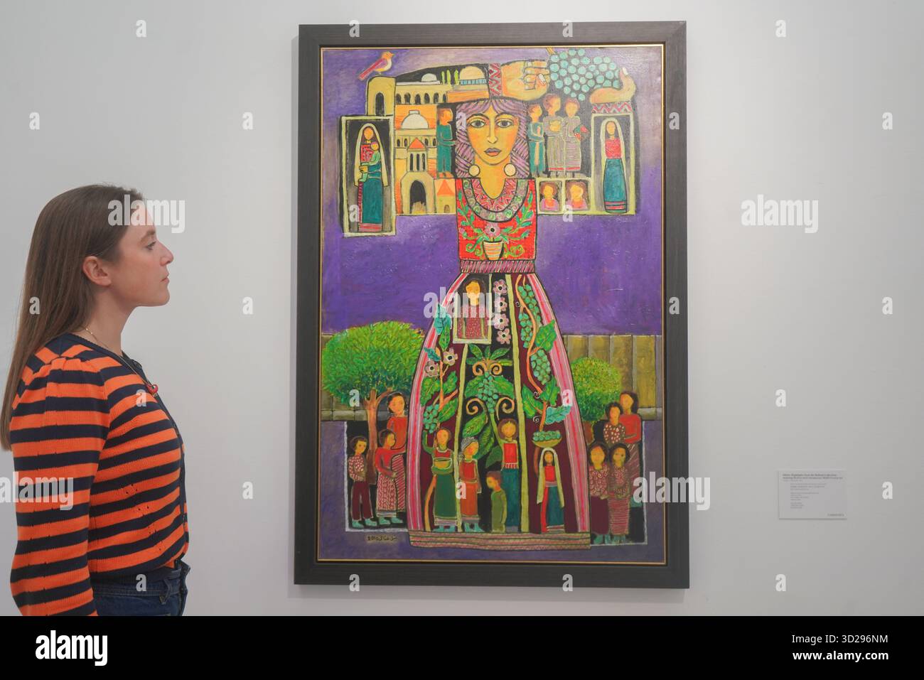 Christie's Modern and Contemporary Middle Eastern Art NABIL ANANANI (B. 1943, LATROUN) l'icona palestinese Foto Stock