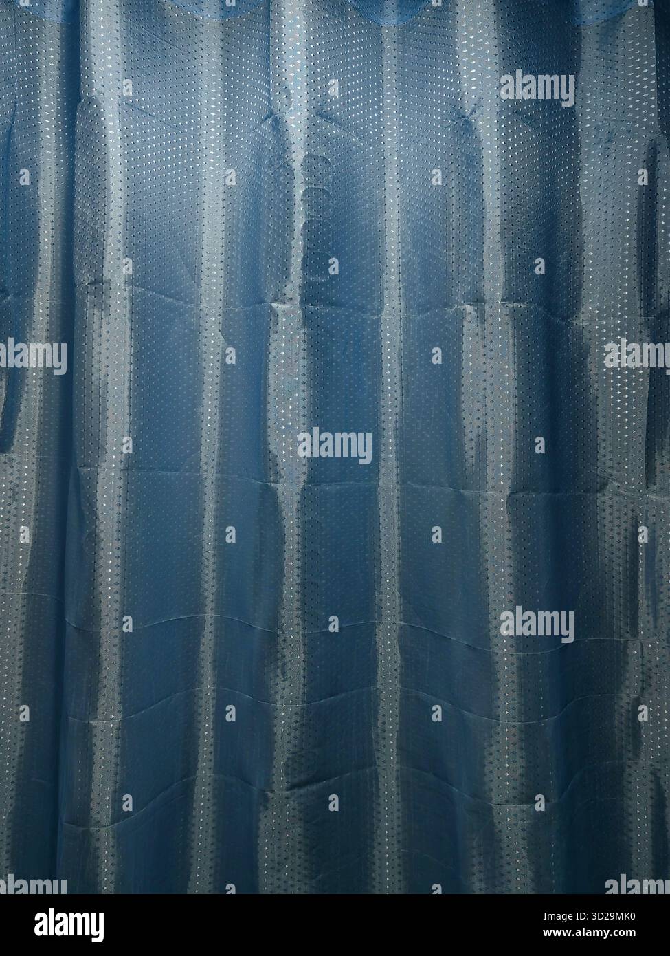 Forme d'onda astratte. Tende per doccia. Foto Stock