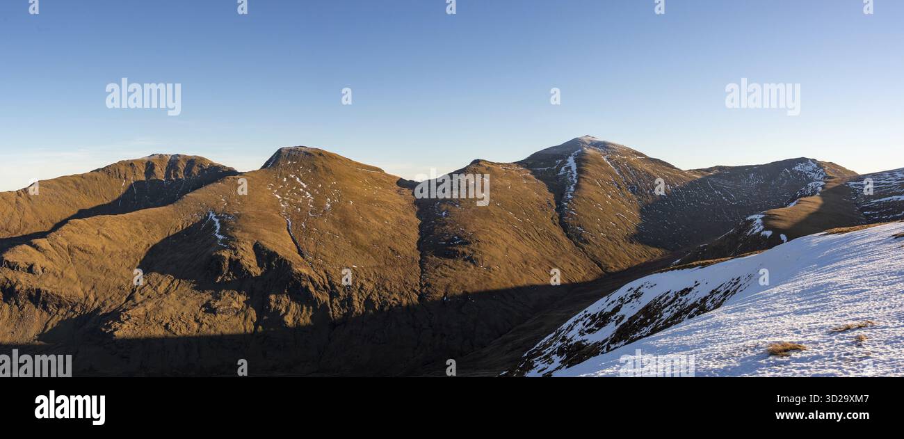 Meall Garbh, an Stuc, Ben Lawers & Beinn Ghlas, Perthshire, Scozia, Regno Unito Foto Stock