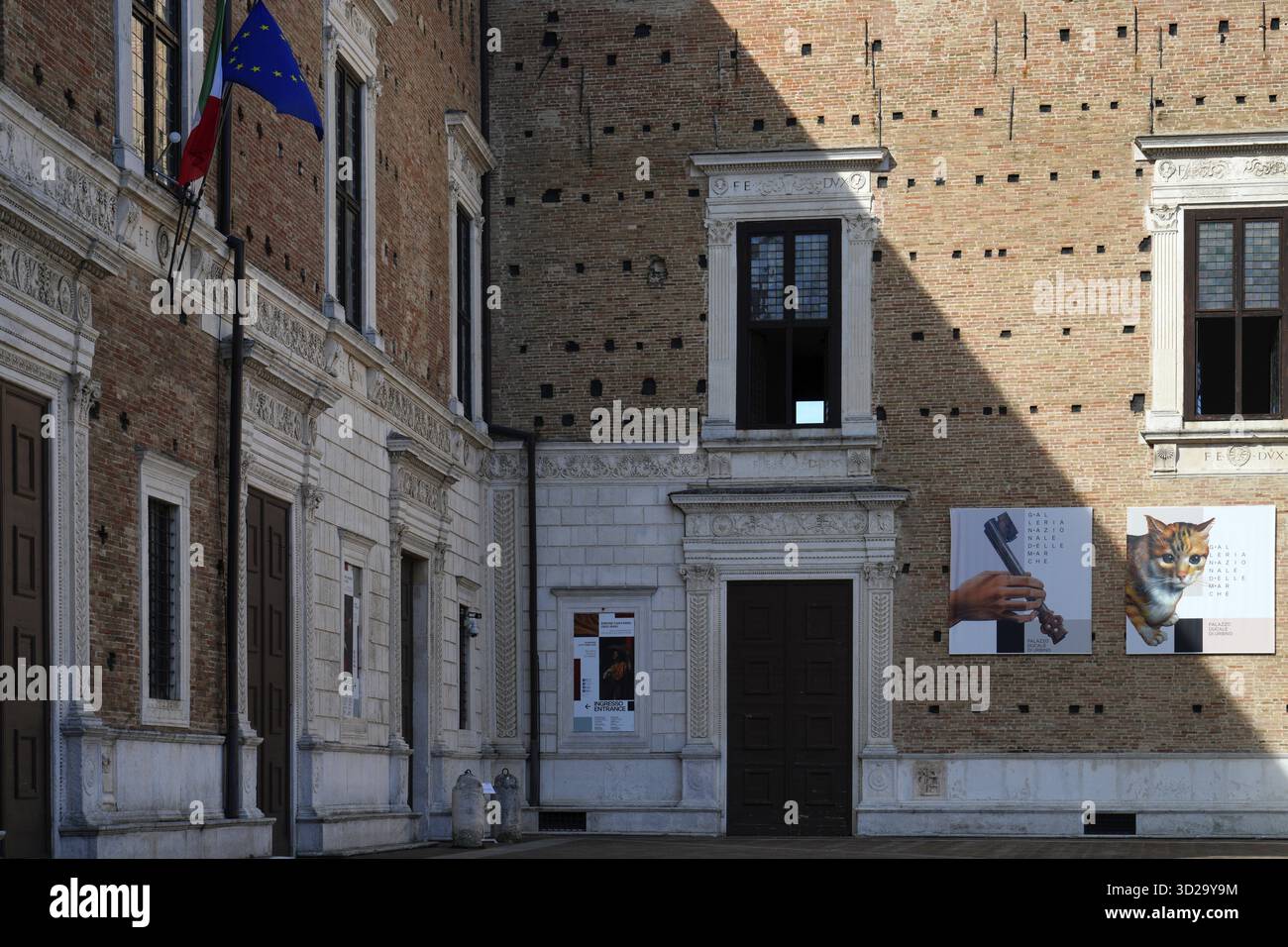 Galleria Nazionale delle Marche, Galleria Nazionale delle Marche, Urbino, Provincia di Pesaro e Urbino, Marche, Italia Foto Stock
