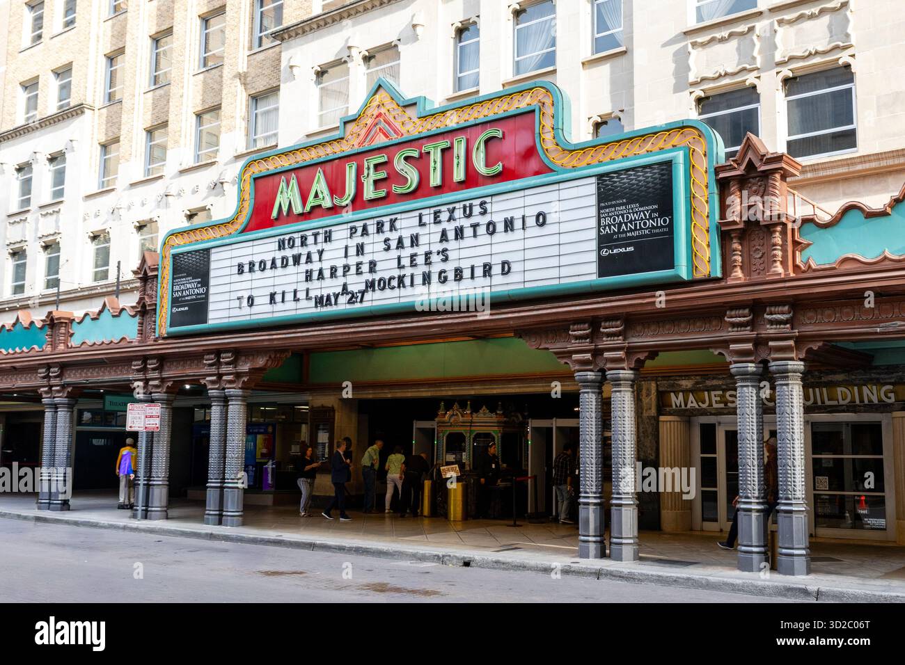 Il Majestic Theater di San Antonio, Texas Foto Stock