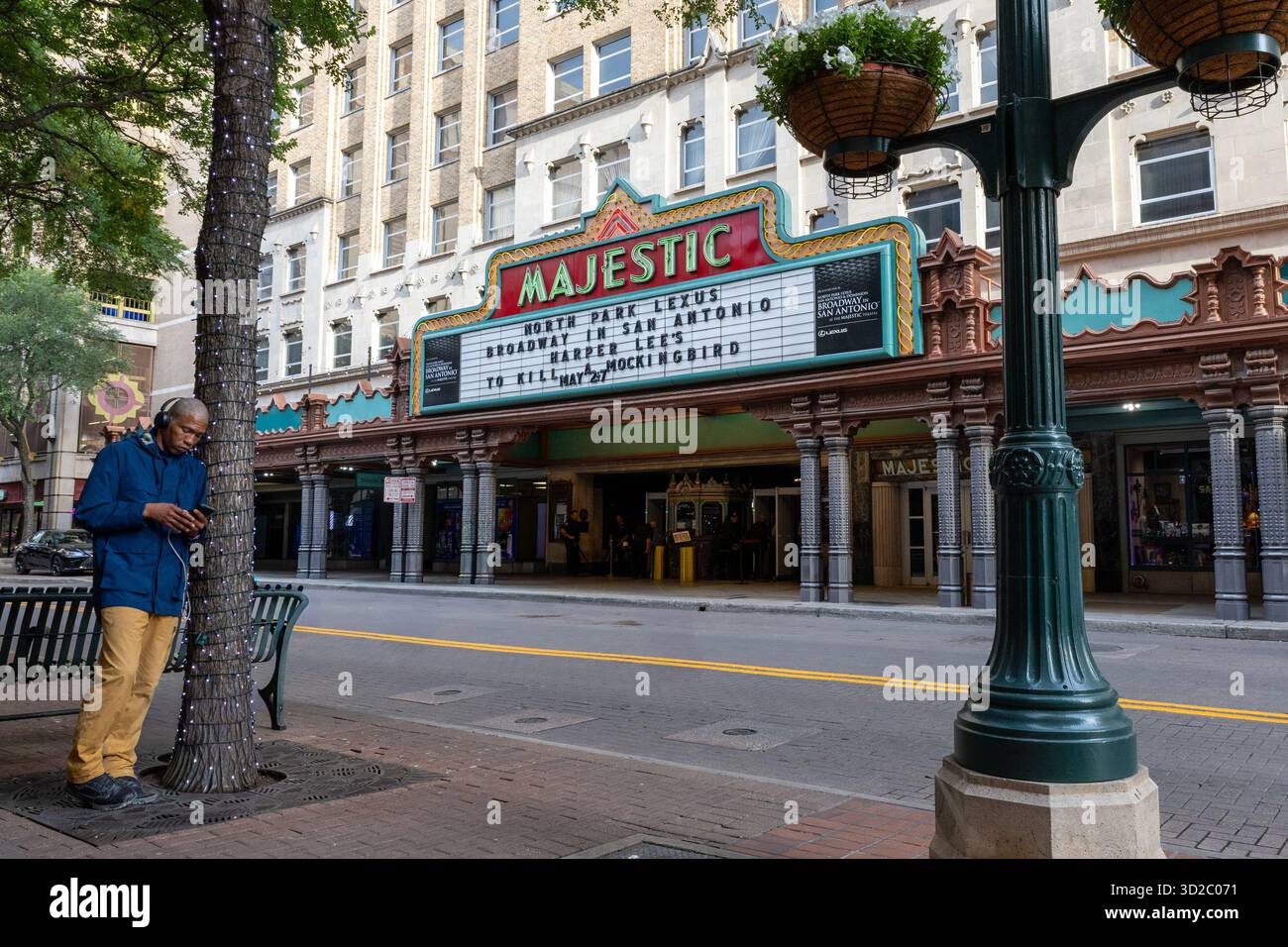 Il Majestic Theater di San Antonio, Texas Foto Stock