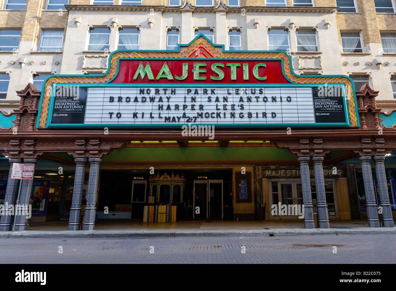Il Majestic Theater di San Antonio, Texas Foto Stock
