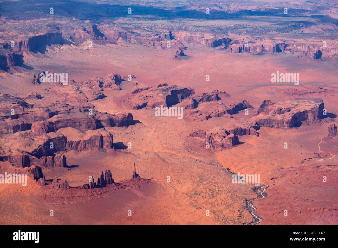 YEI bi Chei dall'alto, Monument Valley, Arizona Foto Stock