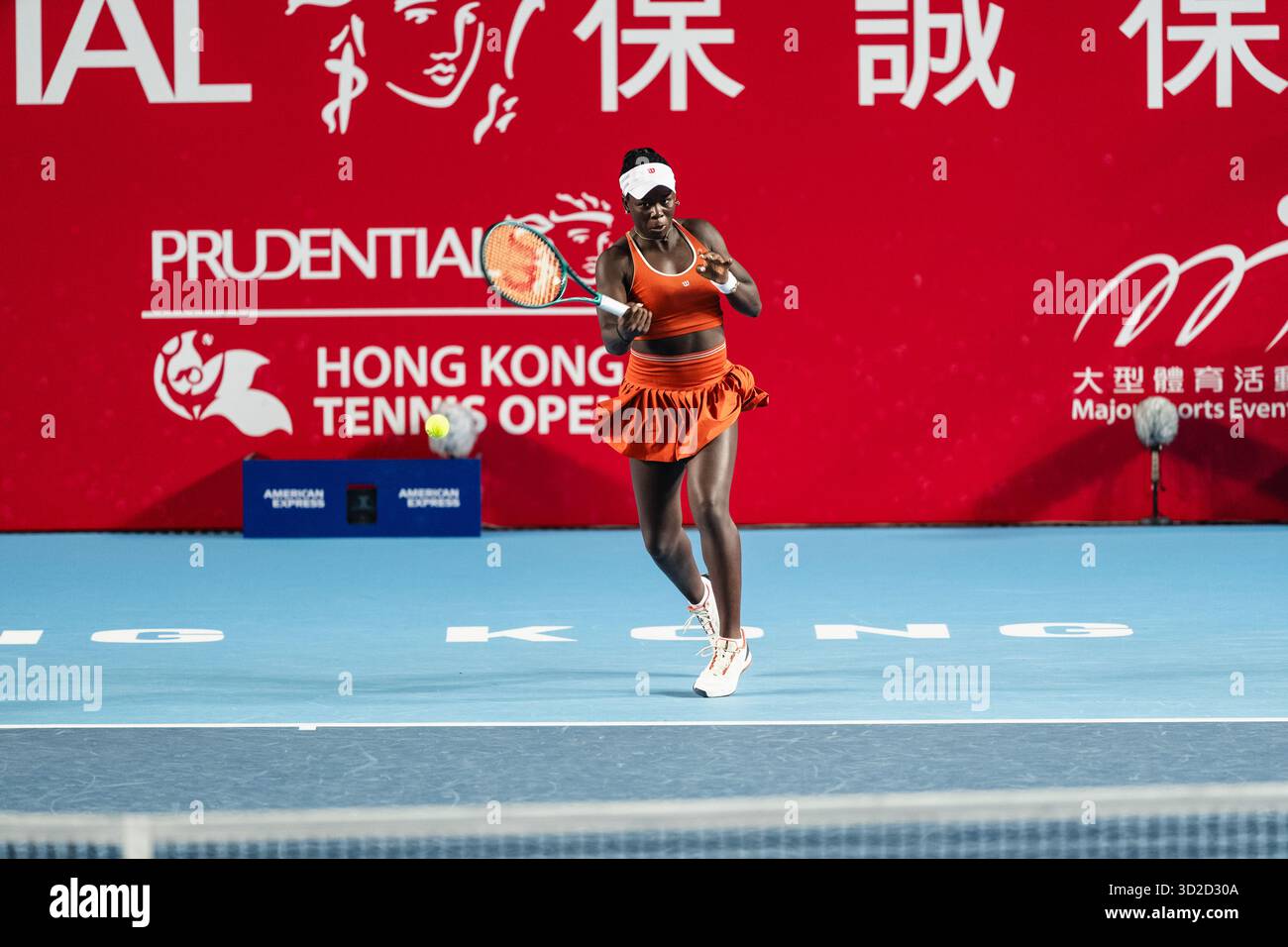 HONG KONG, Cina - durante il WTA 250 - Prudential Hong Kong Tennis Open al Victoria Park Tennis Court di Hong Kong, Cina Foto Stock