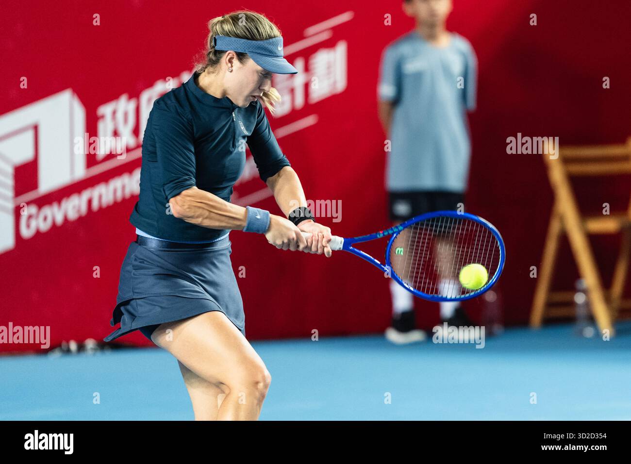 HONG KONG, Cina - durante il WTA 250 - Prudential Hong Kong Tennis Open al Victoria Park Tennis Court di Hong Kong, Cina Foto Stock