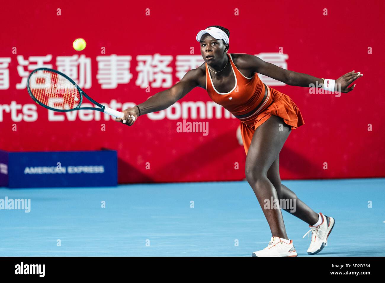 HONG KONG, Cina - durante il WTA 250 - Prudential Hong Kong Tennis Open al Victoria Park Tennis Court di Hong Kong, Cina Foto Stock
