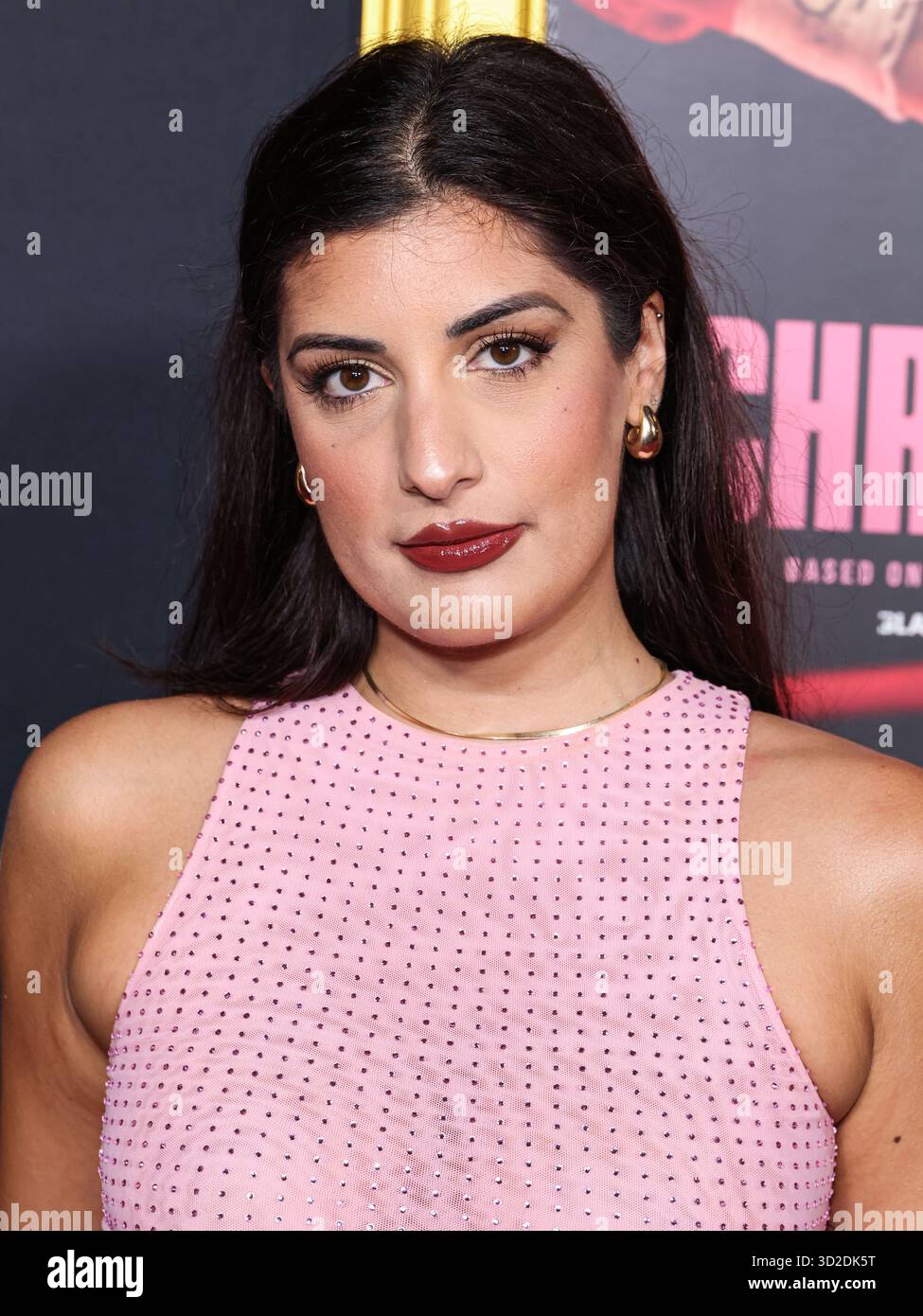 HOLLYWOOD, LOS ANGELES, CALIFORNIA, USA - OTTOBRE 25: Jessica marchi arriva all'AFI (American Film Institute) Fest 2025 presentato da Canva - prima di "Christy" di Black Bear tenutasi al TCL Chinese Theatre IMAX il 25 ottobre 2025 a Hollywood, Los Angeles, California, Stati Uniti. (Foto di Xavier Collin/Image Press Agency) Foto Stock