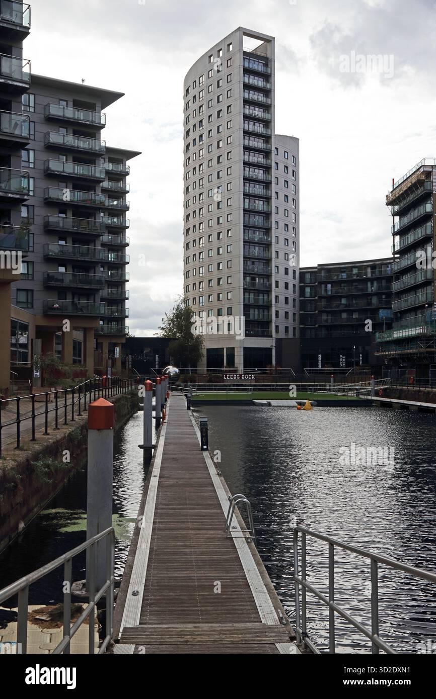 South Quay, Leeds Dock, Leeds Foto Stock