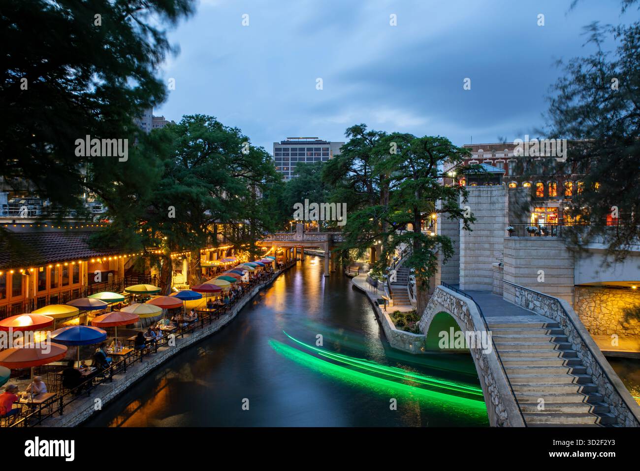 San Antonio Riverwalk Foto Stock