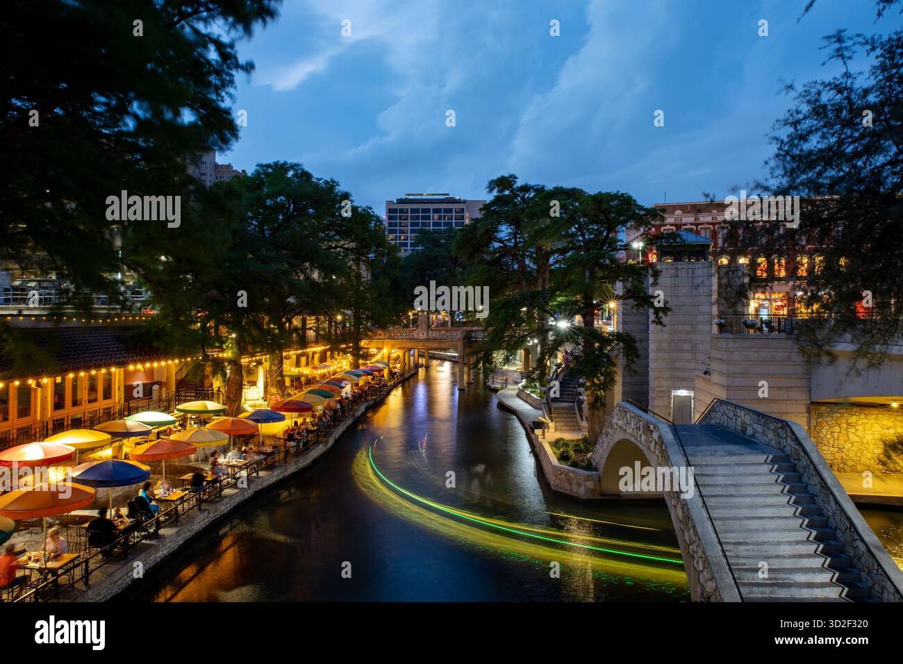 San Antonio Riverwalk Foto Stock