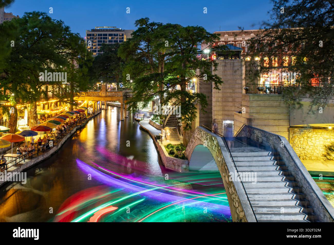 San Antonio Riverwalk Foto Stock