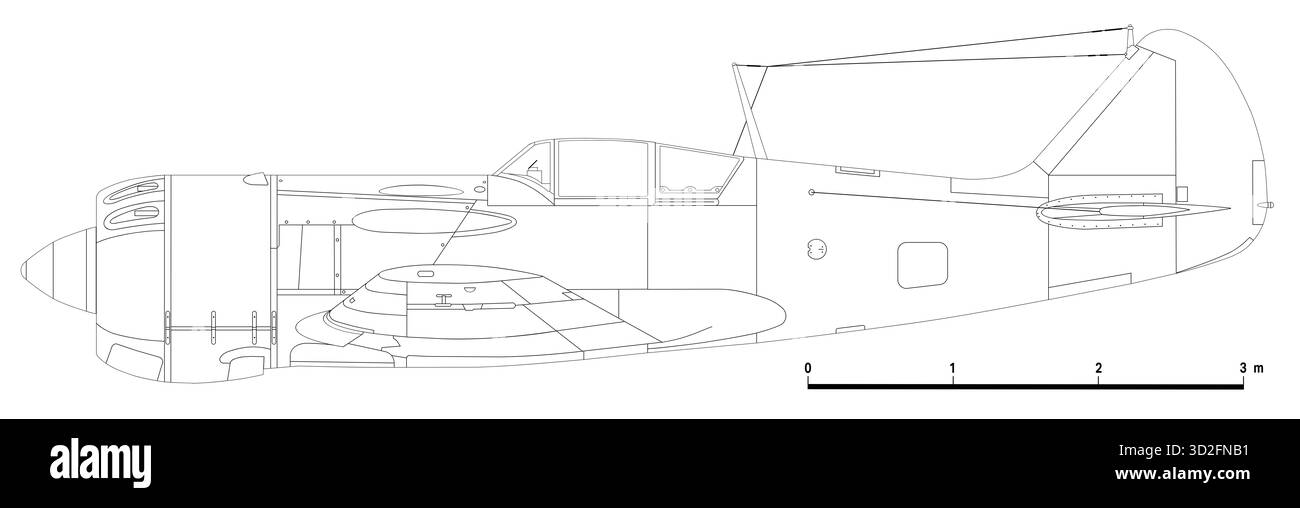 Lavochkin la-11 (nome NATO Fang) Foto Stock