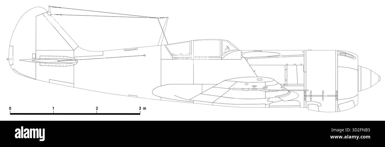 Lavochkin la-11 (nome NATO Fang) Foto Stock