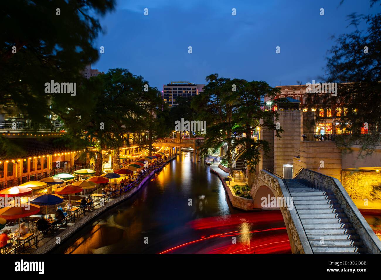 San Antonio Riverwalk Foto Stock