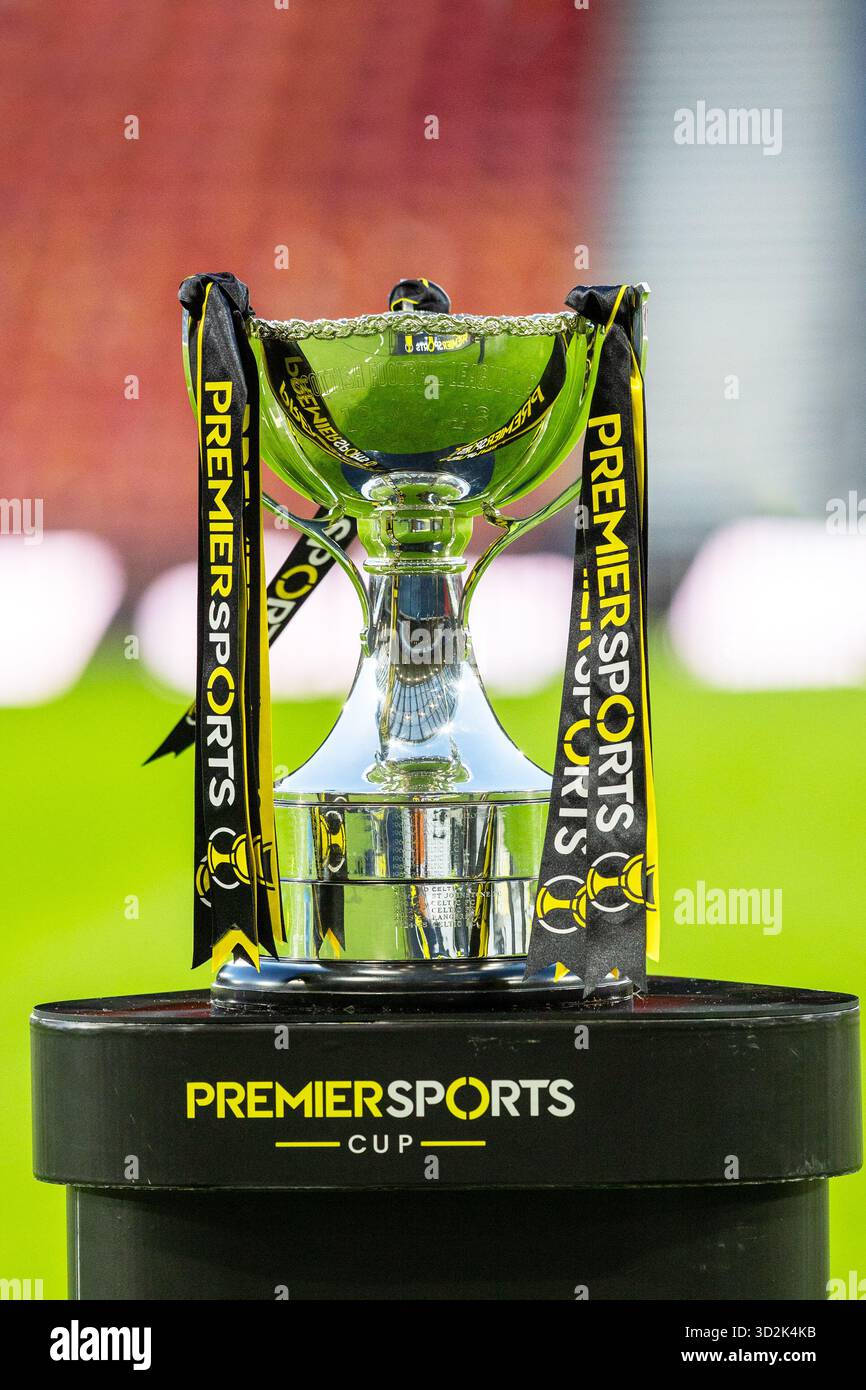 Premier Sports Cup, trofeo di calcio scozzese Foto Stock