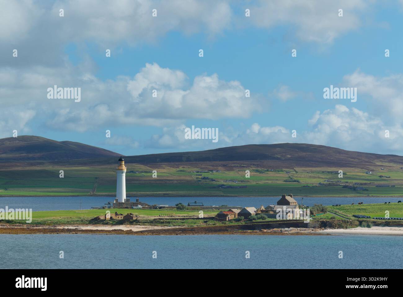 Faro di Hoy High, Isola di Graemsay Foto Stock