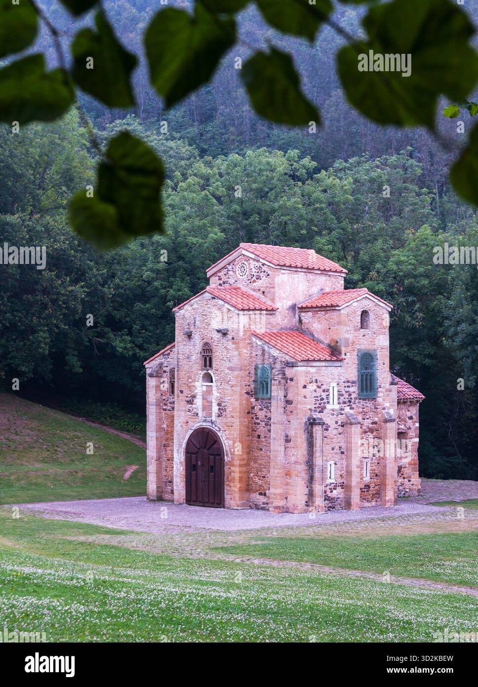 Iglesia prerrománica de San Miguel de Lillo. Oviedo. Asturie. Spagna Foto Stock