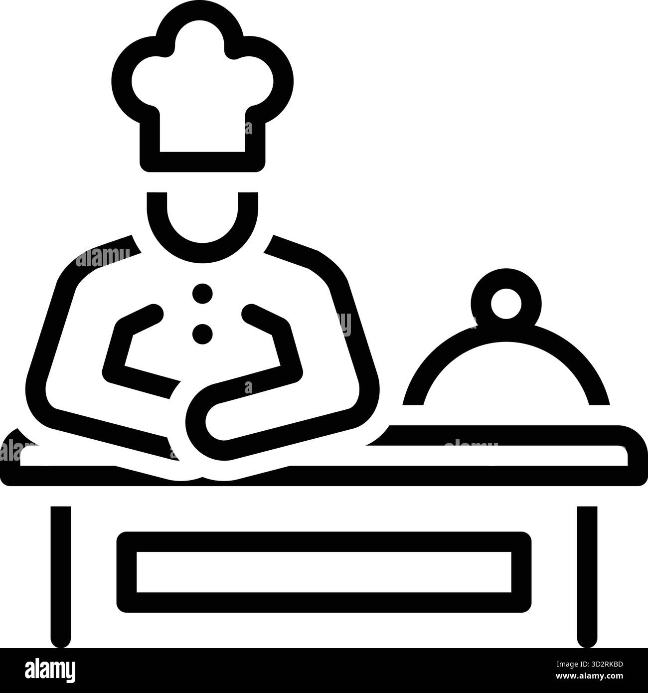 Icona per il servizio di portineria, concierge Illustrazione Vettoriale