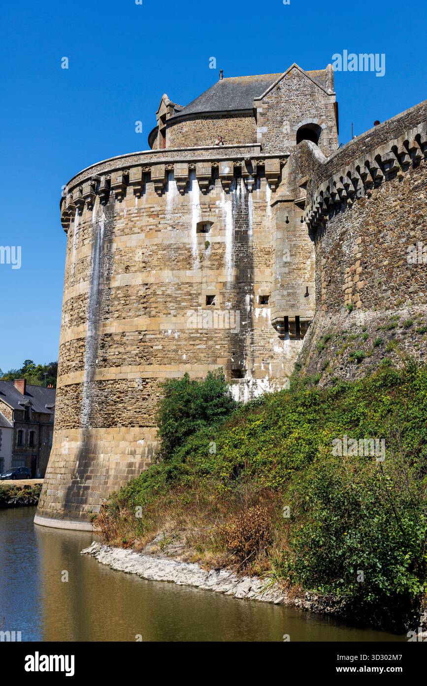Castello di Fougeres, castello di Fougeres, Ille-et-Vilaine, Bretagna, Francia Foto Stock