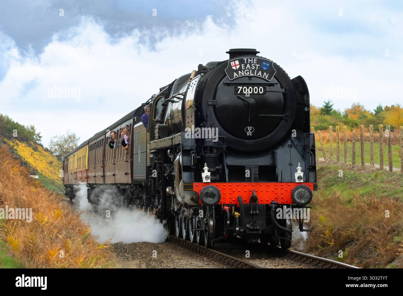 BR Classe standard, East Anglian, 70000 Foto Stock