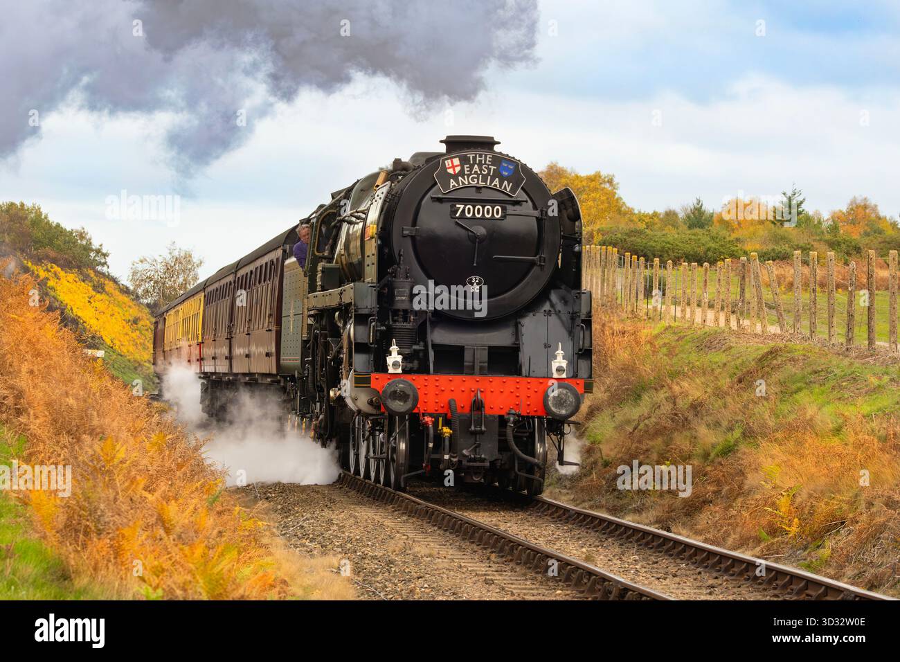 BR Classe standard, East Anglian, 70000 Foto Stock