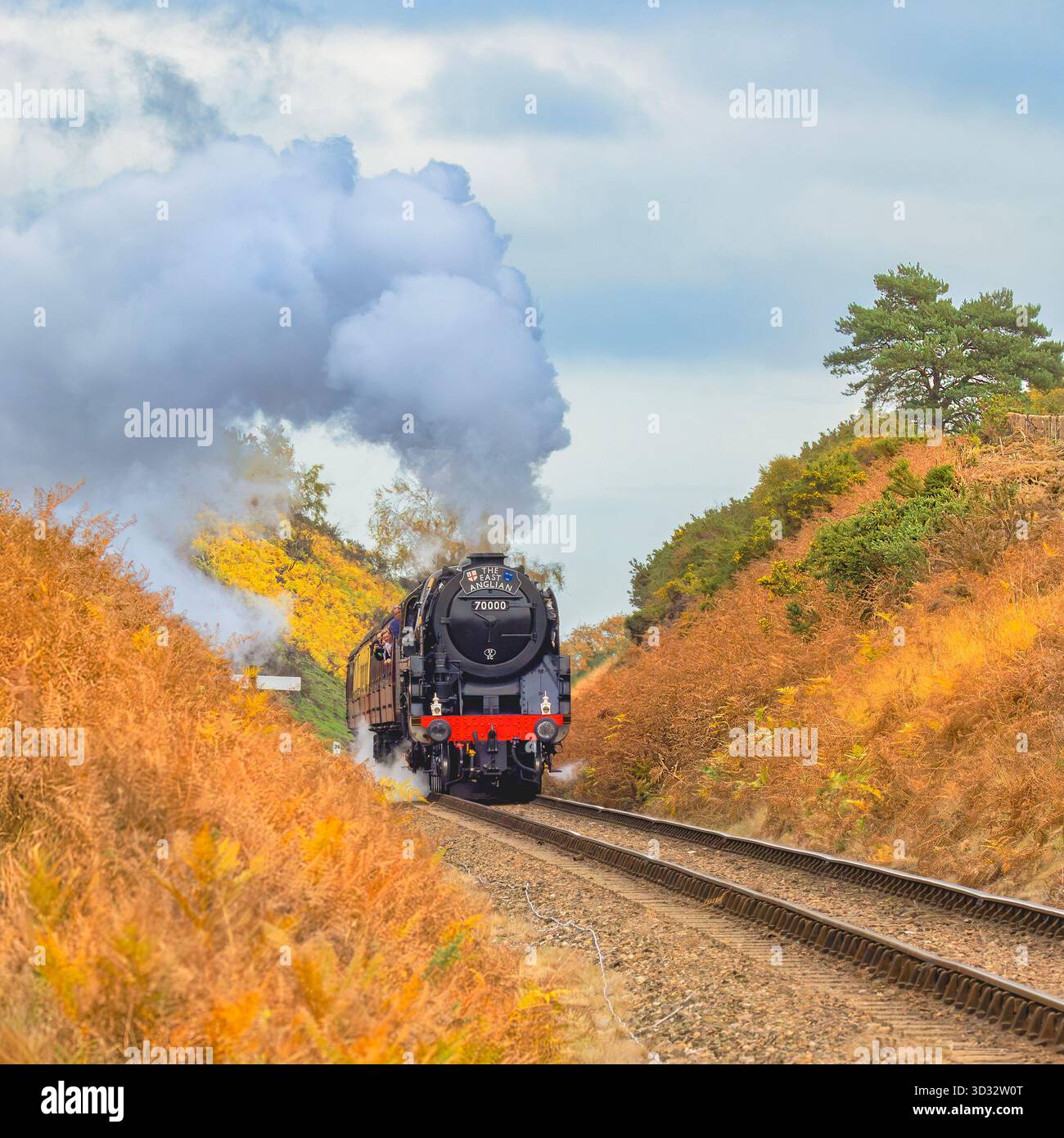 BR Classe standard, East Anglian, 70000 Foto Stock