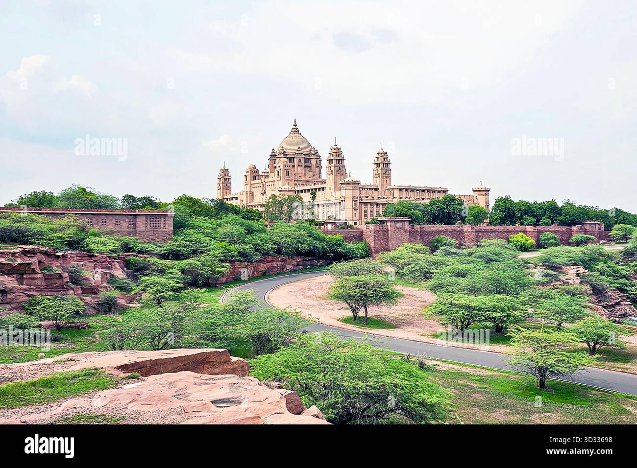 Palazzo Umaid Bhawan - Palazzo Indiano Grand Domed, Jodhpur Foto Stock