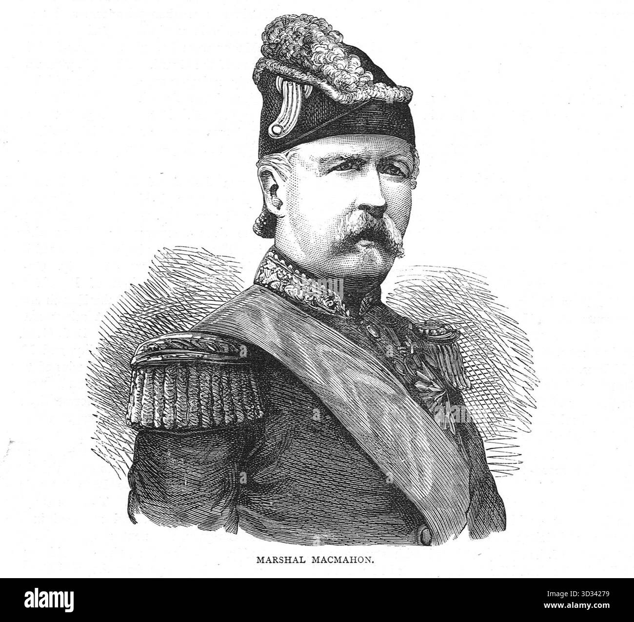 Patrice de MacMahon, maresciallo di Francia durante la guerra franco-prussiana Foto Stock