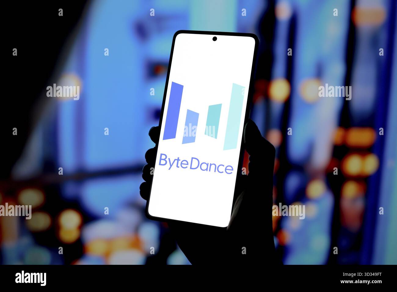 3 settembre 2024, Paraguay. In questa immagine, il logo ByteDance viene visualizzato sullo schermo di uno smartphone Foto Stock