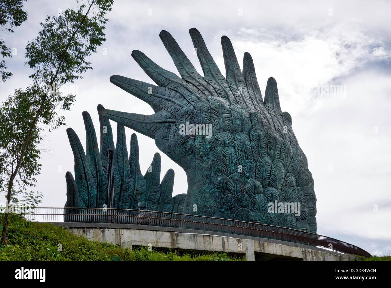 Nusantara, la nuova capitale dell'Indonesia, Borneo, Asia Foto Stock