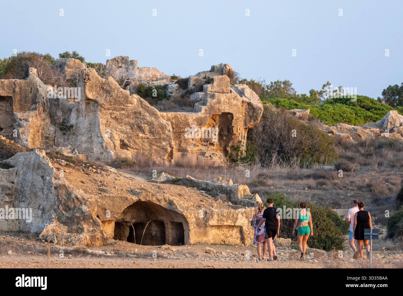 Tomba dei Re sito archeologico, Kato Paphos, Paphos, Cipro. Foto Stock