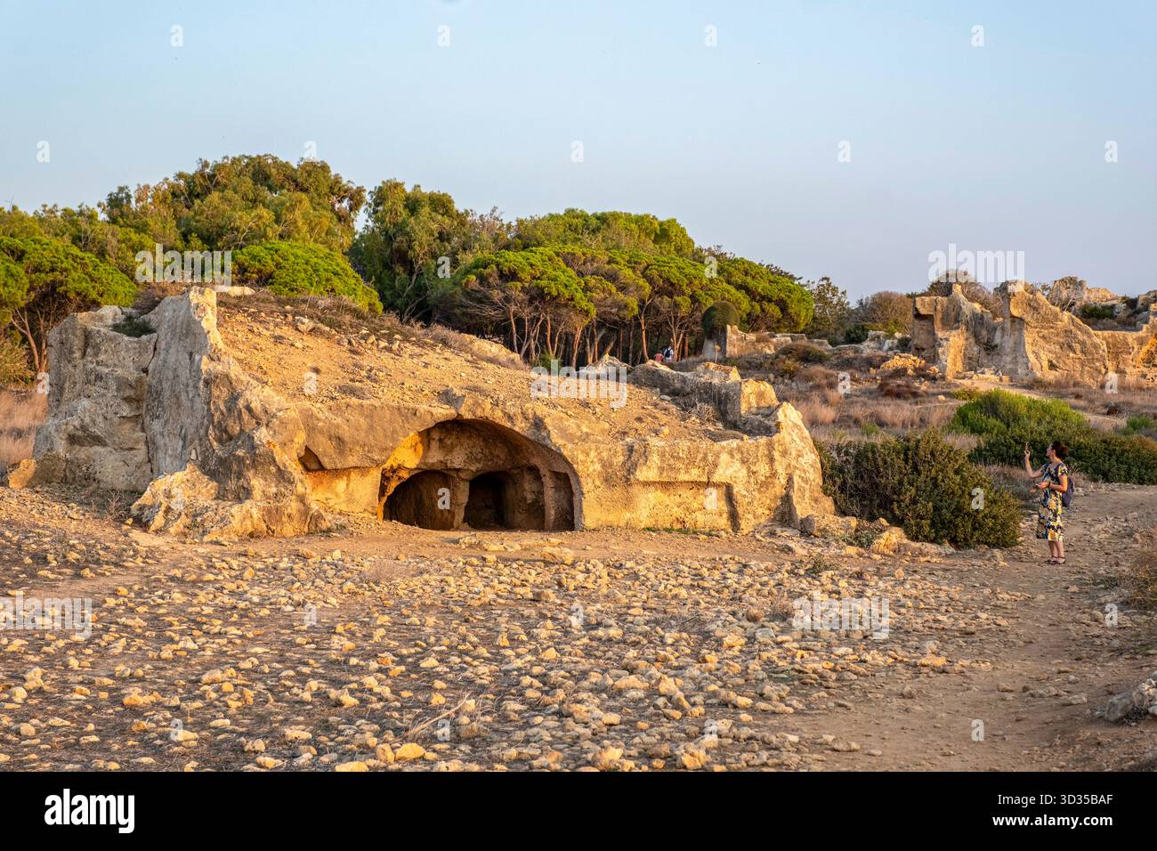 Tomba dei Re sito archeologico, Kato Paphos, Paphos, Cipro. Foto Stock