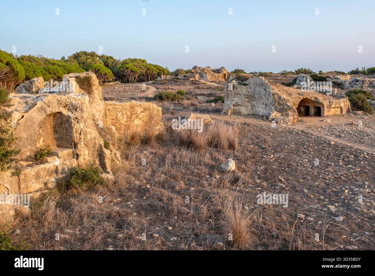 Tomba dei Re sito archeologico, Kato Paphos, Paphos, Cipro. Foto Stock