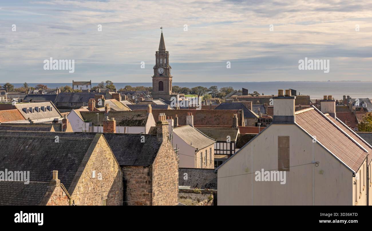 La città di confine di Berwick upon Tweed, Northumberland, Inghilterra, Regno Unito Foto Stock